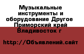 Музыкальные инструменты и оборудование Другое. Приморский край,Владивосток г.